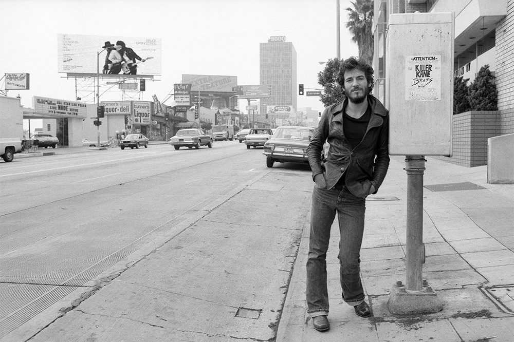 Terry O'Neill, Bruce Springsteen On The Sunset Strip, 1975, Silver gelatin photograph
