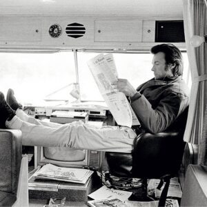 Terry O'Neill, Clint Eastwood Filming Joe Kidd, 1972, Silver gelatin photograph