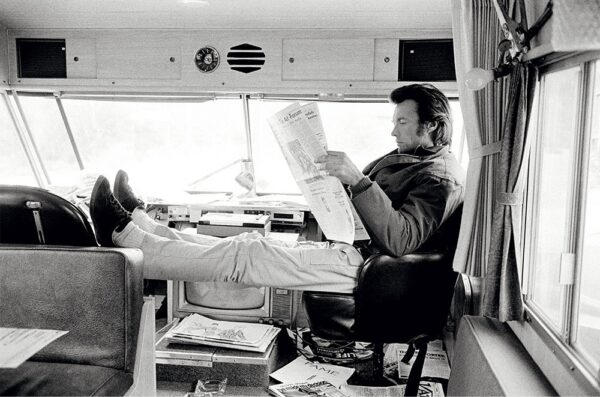 Terry O'Neill, Clint Eastwood Filming Joe Kidd, 1972, Silver gelatin photograph Terry O'Neill, Clint Eastwood Filming Joe Kidd, 1972, Silver gelatin photograph