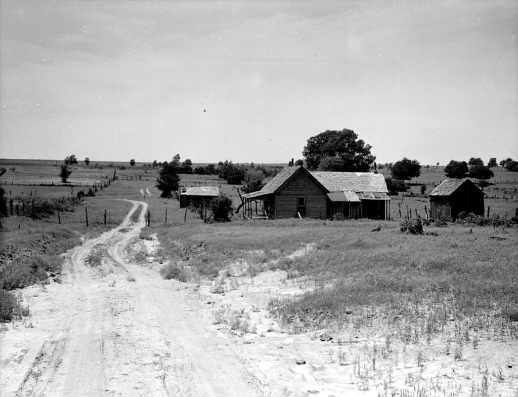Dorothea Lange — Abandoned Farm, Oklahoma