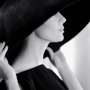 Jerry Schatzberg, Large Hat Profile, Paris