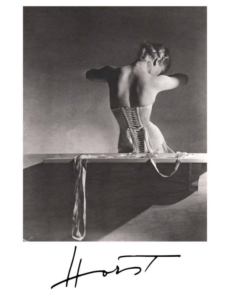 Mainborcher Corset, Horst P. Horst signature
