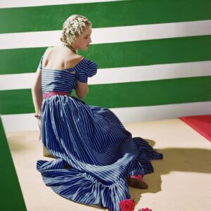 Horst P. Horst, Dress by Hattie Carnegie, Vogue, 1939, C-Type Color photograph