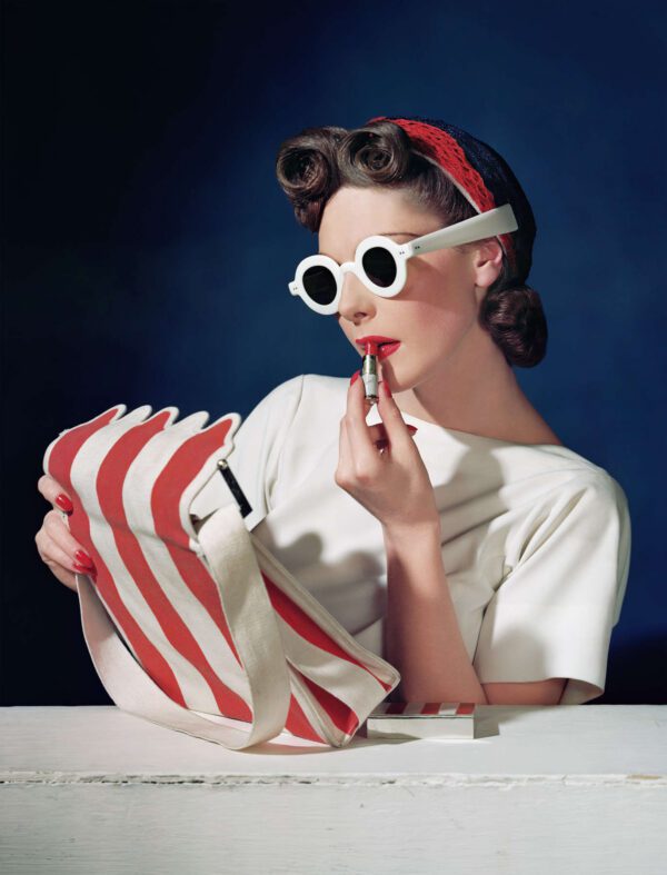 Horst P. Horst, Muriel Maxwell, Ensemble by Sally Victor, American Vogue, 1939, C-Type Color photograph Horst P. Horst, Muriel Maxwell, Ensemble by Sally Victor, American Vogue, 1939, C-Type Color photograph