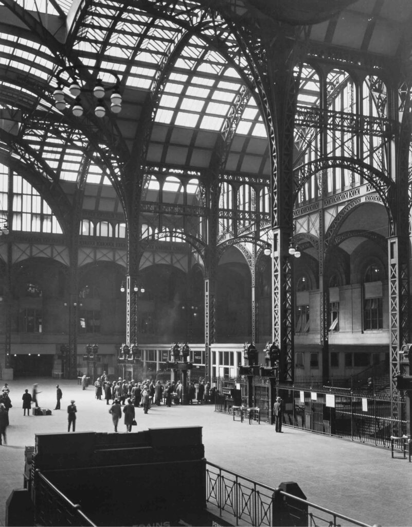 Berenice Abbott, Pennsylvania Station, 1936, Silver gelatin photograph