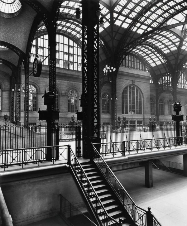 Berenice Abbott, Pennsylvania Station, New York, 1936, Silver gelatin photograph Berenice Abbott, Pennsylvania Station, New York, 1936, Silver gelatin photograph