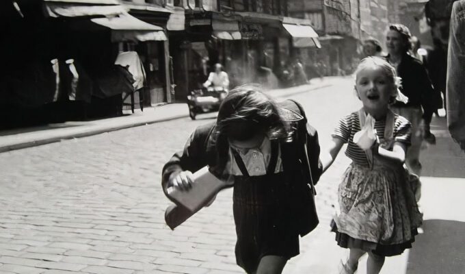 Louis Stettner, Girls Running
