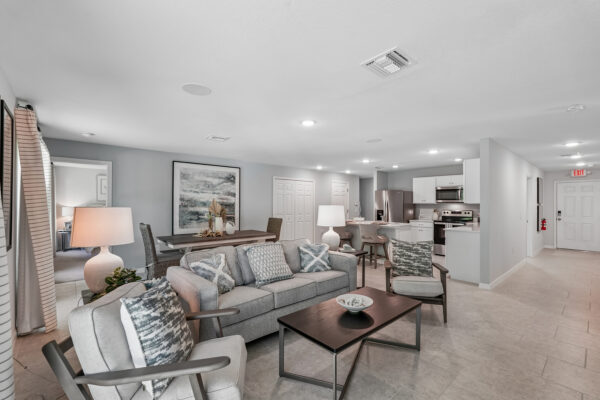 The Living and Kitchen Areas in the Majestic from the Value Collection