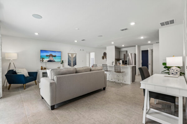 The Living & Kitchen Areas of the Sylvester from the Value Collection