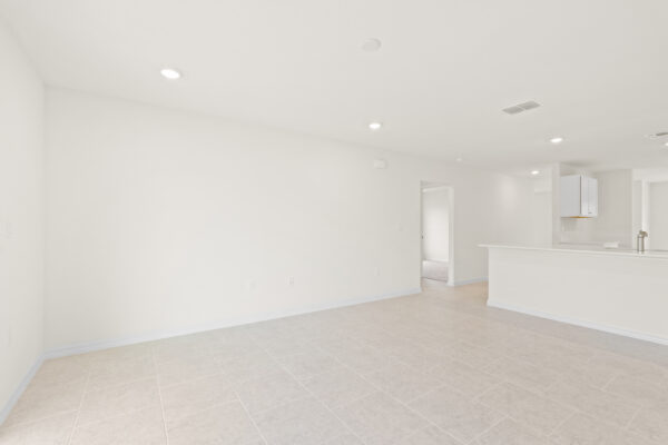 The Living & Kitchen Areas in the Foxtail from the Value Collection