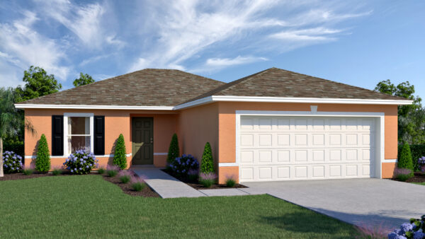 Pindo floorplan with stone from our Value Collection