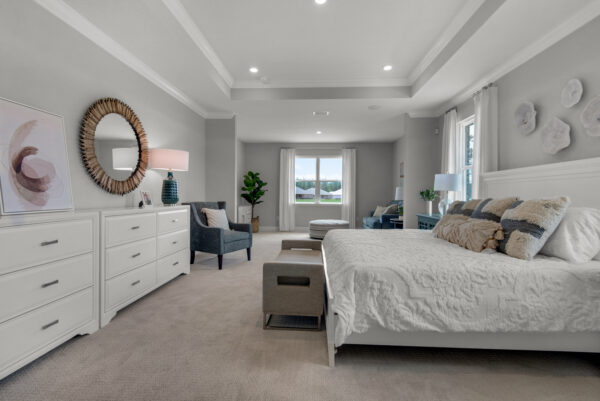 The Hamilton model home is the sales center for Parkview at Hammock Bay in Freeport.