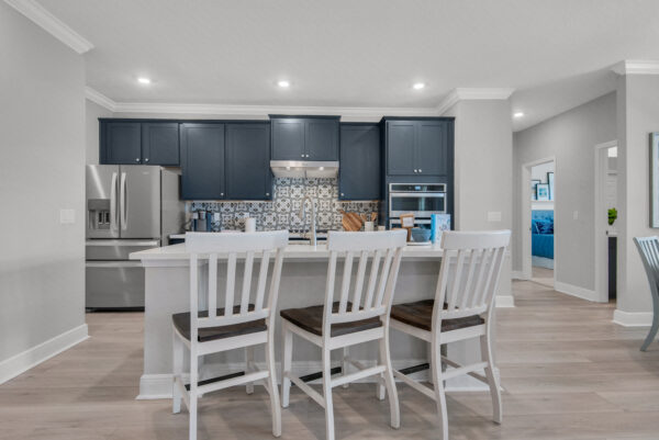 The Hamilton model home is the sales center for Parkview at Hammock Bay in Freeport.