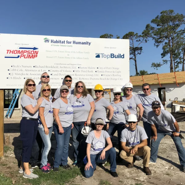 Holiday Builders Community Service in Palm Coast