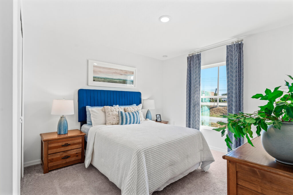 The Guest Bedroom in the Sylvester Floorplan from the Value Collection