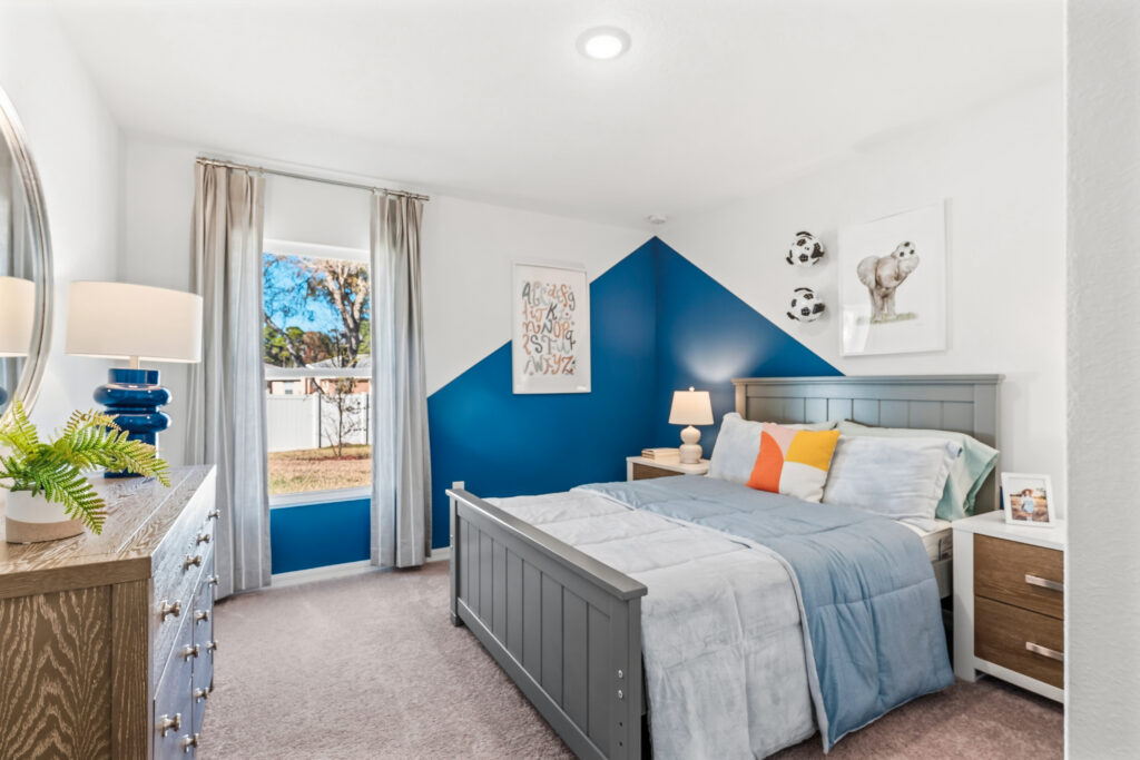 The Kids Bedroom in the Sylvester Floorplan from the Value Collection