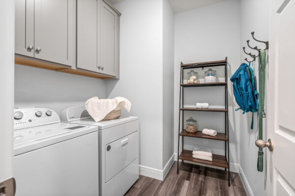Laundry Room at the Burnt Store model in Cape Coral.
