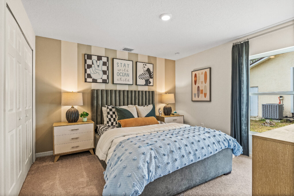 The Guest Bed in the Majestic Floorplan from the Value Collection