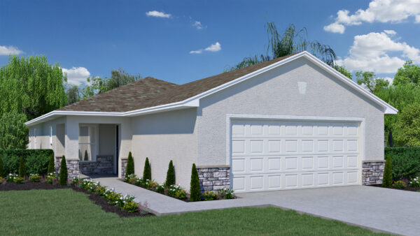 Sabal floorplan with stone from our Value Collection