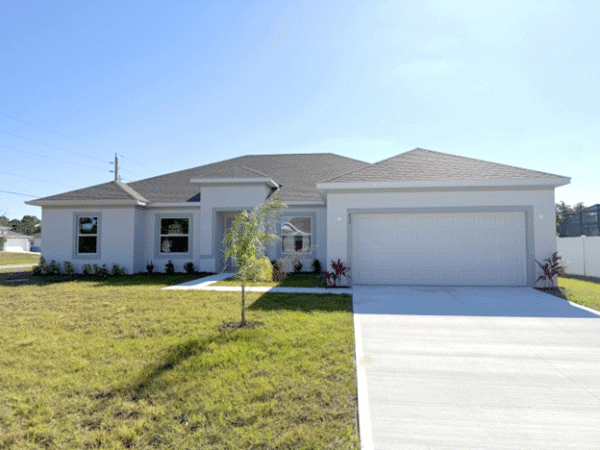 Holiday Builders new home in Palm Bay, Florida