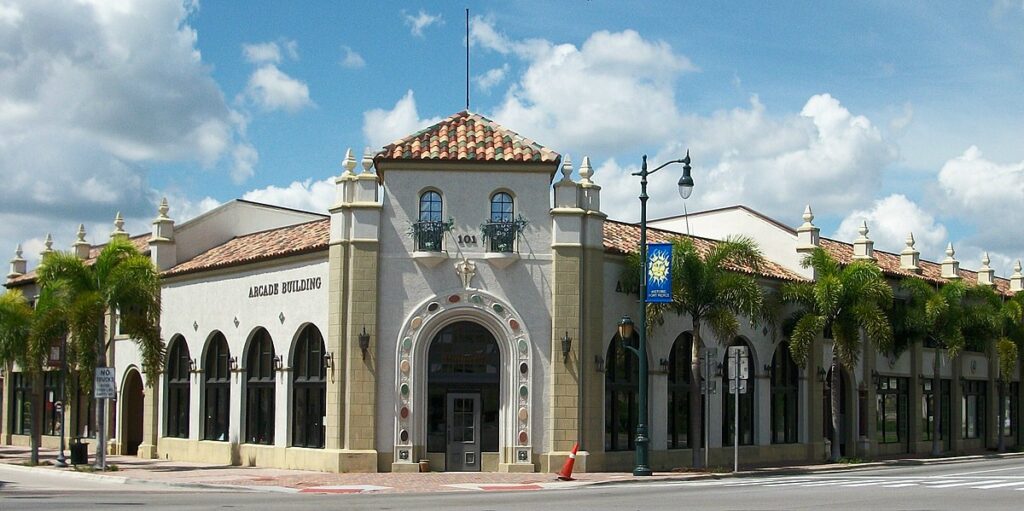 Arcade Building in Fort Pierce Florida