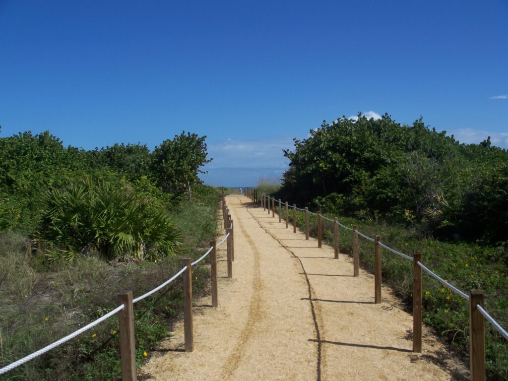 Fort Pierce Inlet Path in Florida