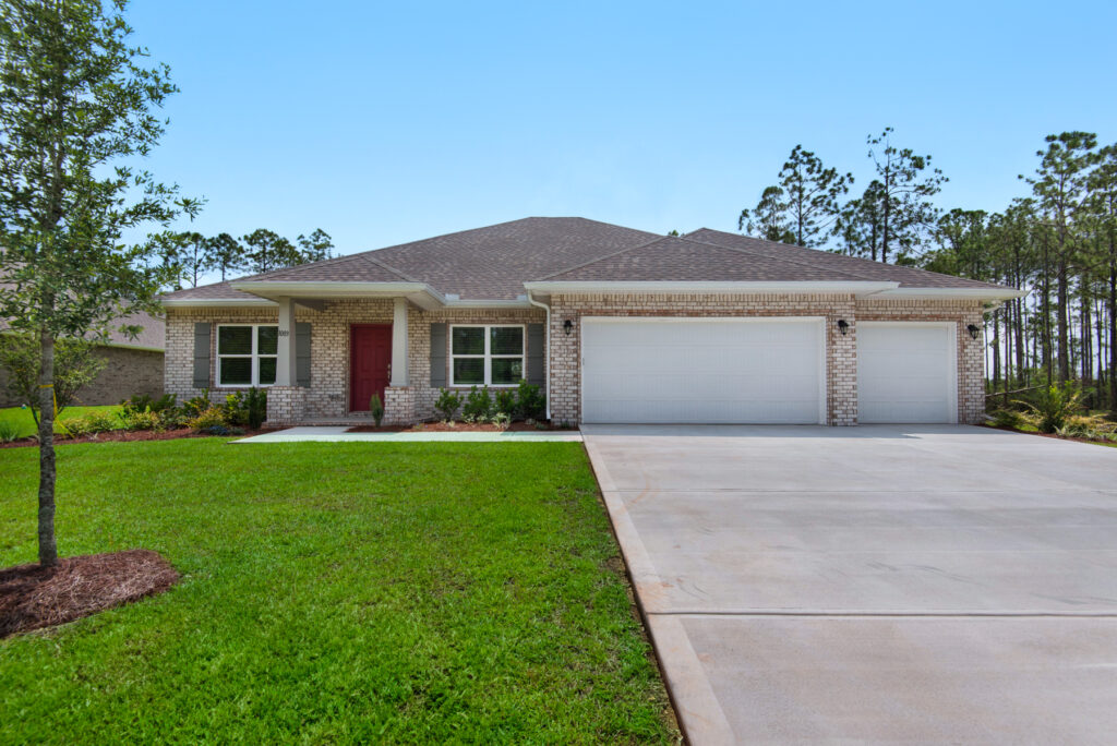 Tour this beautiful new home for sale by Holiday Builders in the gated community of Windswept Estates in Freeport. Move-in ready!