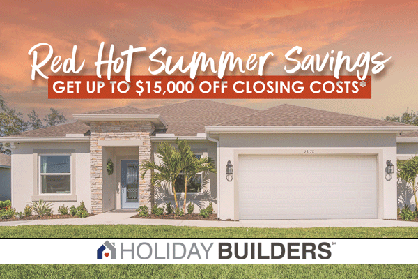 Save up to 15K Summer Promotion with Holiday Builders