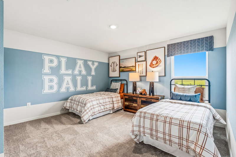 Tillman Oaks Wildwood, Florida Sales Center Guest Room 2 by Holiday Builders