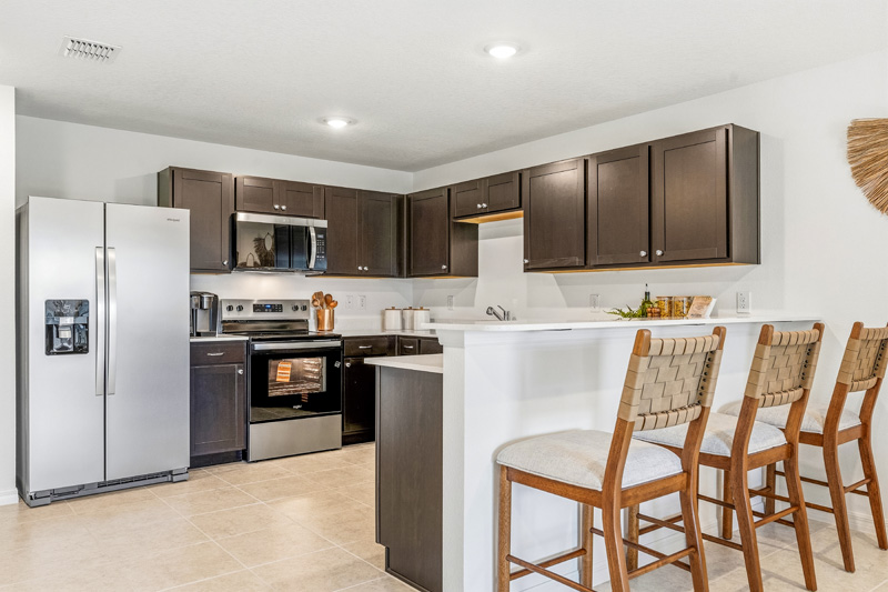 Tillman Oaks Wildwood, Florida Sales Center Kitchen by Holiday Builders