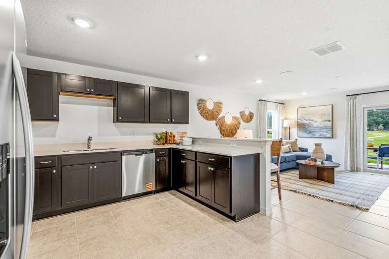 Tillman Oaks Wildwood, Florida Sales Center Kitchen by Holiday Builders