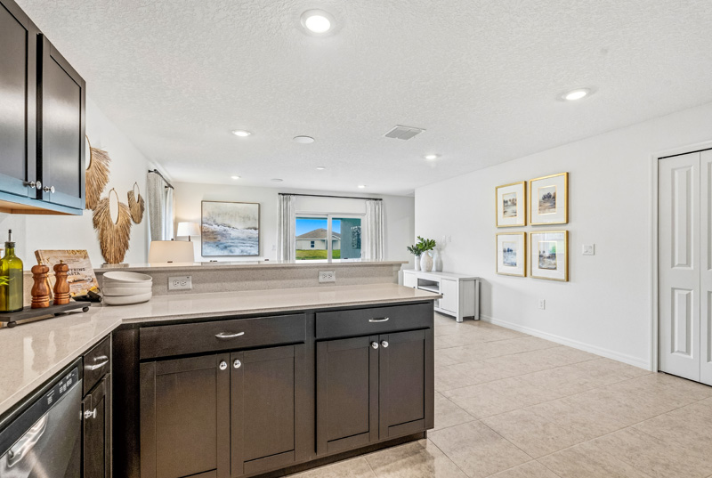 Tillman Oaks Wildwood, Florida Sales Center Kitchen by Holiday Builders