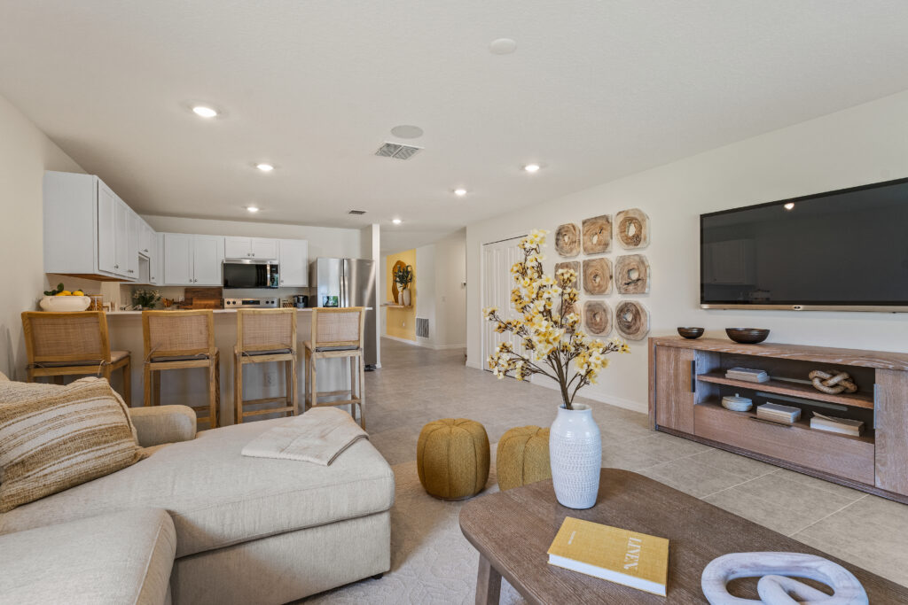 Living Room in the King Floorplan