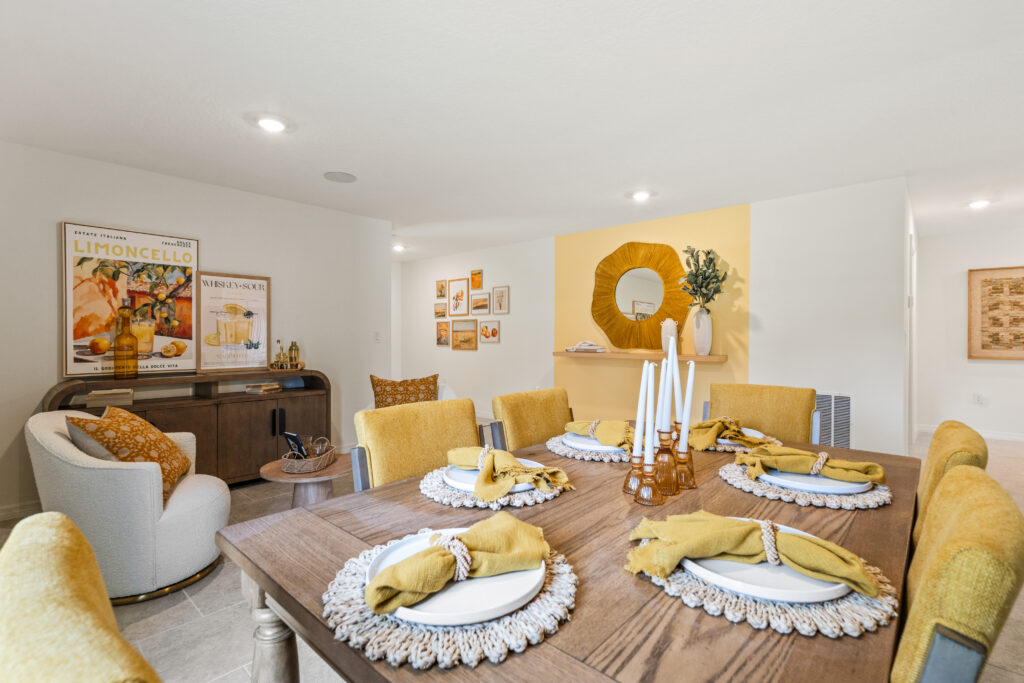 Dining Area in the King Floorplan