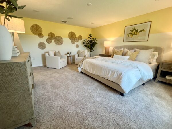 Richmond Cove Palm Bay Holiday Builders Model Home primary bedroom