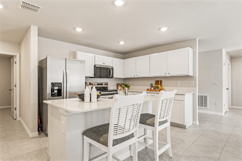 The Kitchen in the Majestic floorplan from the Value Collection