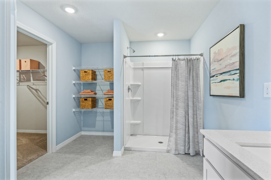 The Owner's Bath in the Majestic floorplan from the Value Collection