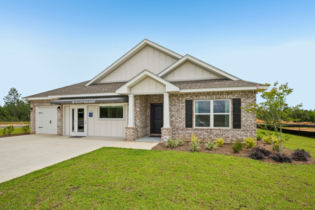 The Exterior of the Mahogany at Jubilee Santa Rosa Floorplan from the Cornerstone Collection