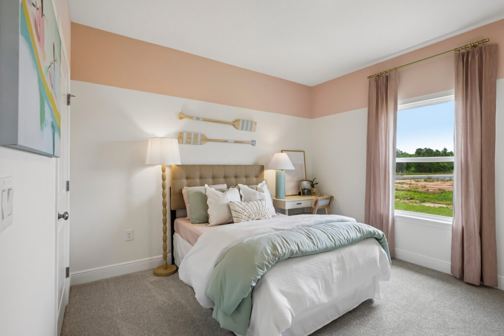 The Guest Bedroom in the Santa Rosa Floorplan from the Cornerstone Collection