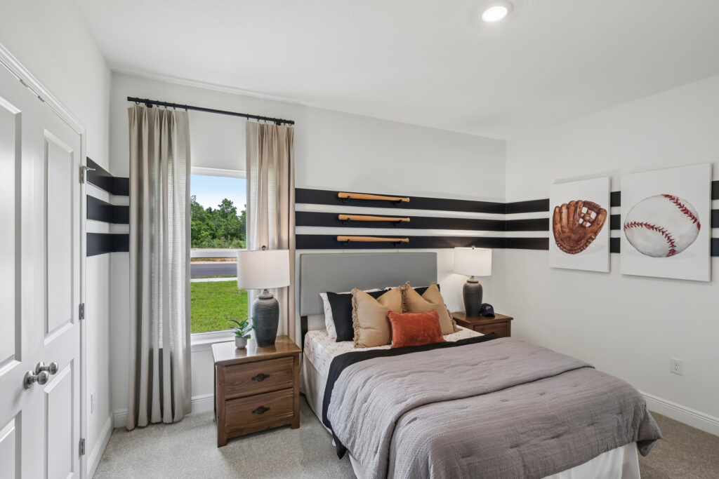 The Guest Bedroom in the Santa Rosa Floorplan from the Cornerstone Collection
