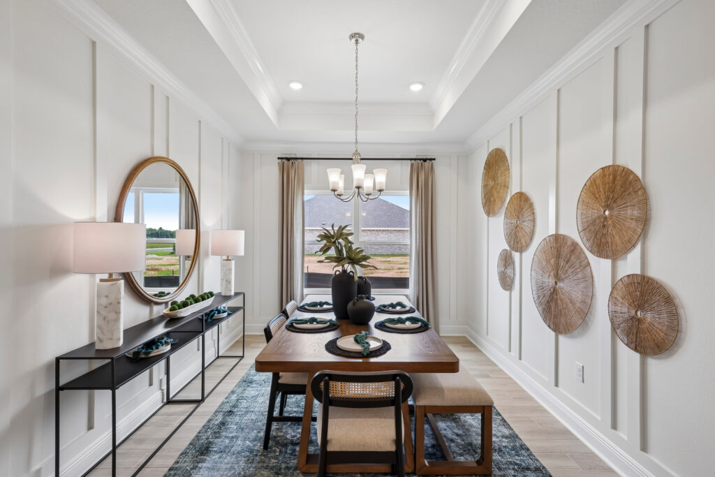 The Dining Area in the Santa Rosa Floorplan from the Cornerstone Collection