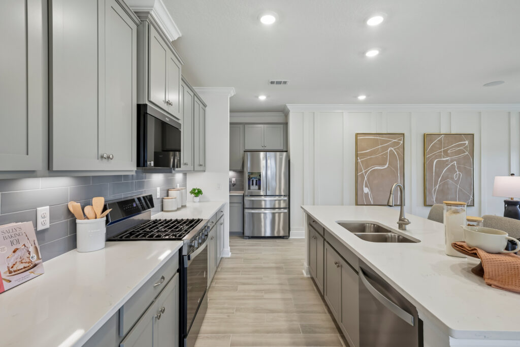 The Kitchen in the Santa Rosa Floorplan from the Cornerstone Collection