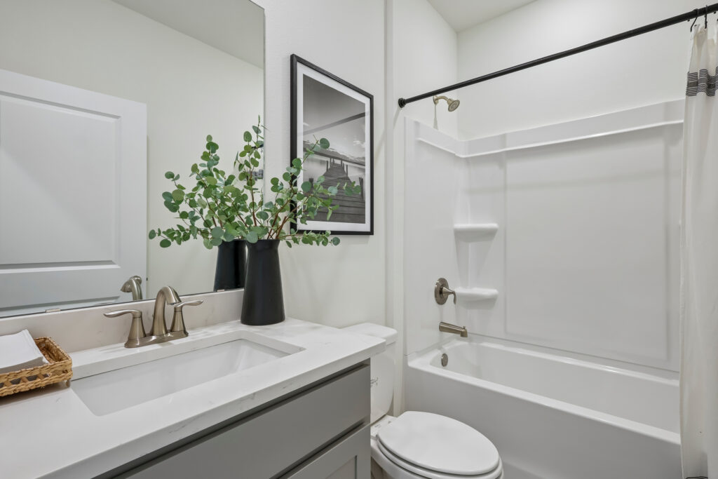 The Guest Bath in the Santa Rosa Floorplan from the Cornerstone Collection