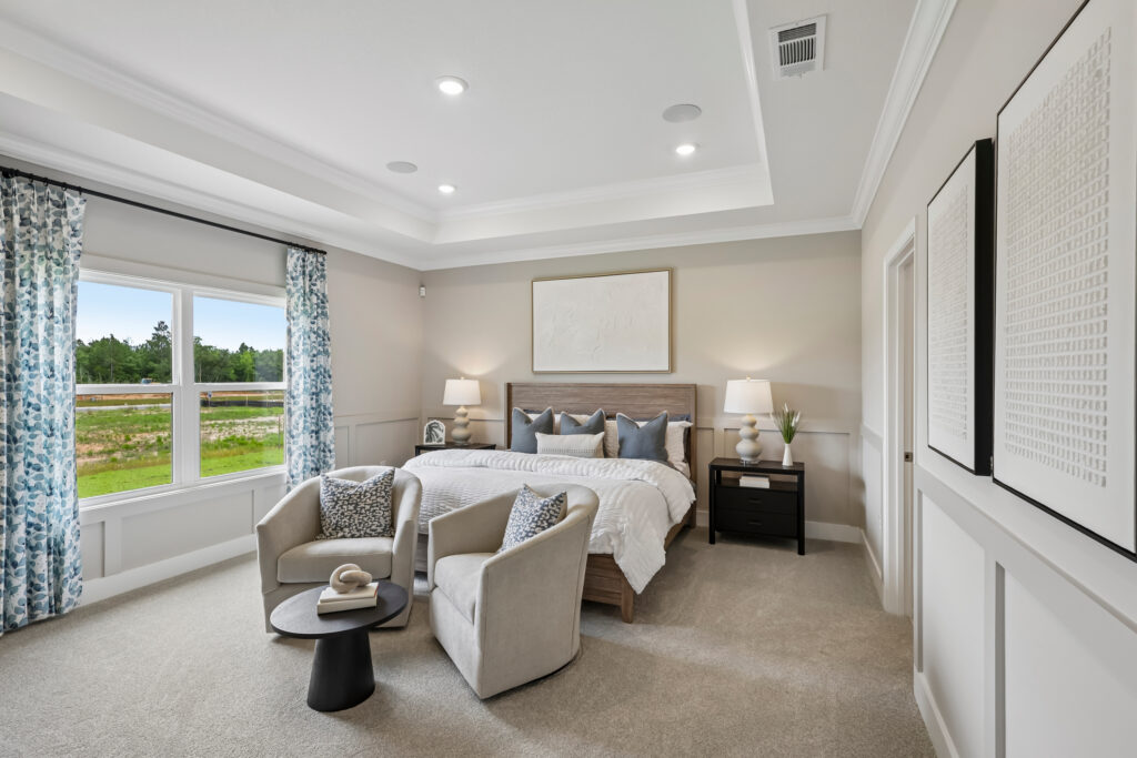The Owner's Suite in the Santa Rosa Floorplan from the Cornerstone Collection
