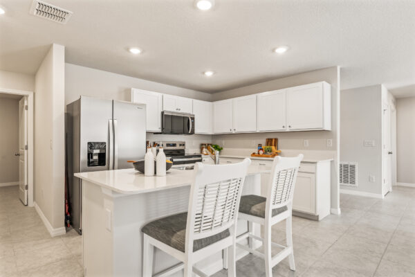 Spring Hill Model Home Kitchen by Holiday Builders