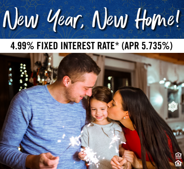 Holiday Builders New Home New Year Special Offer Rate