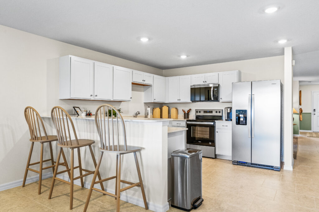 The Kitchen in the King Floorplan from the Value Collection