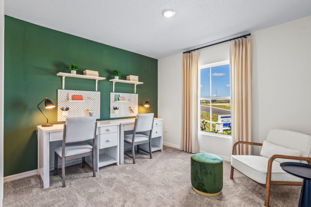 The Office Area in the King Floorplan from the Value Collection