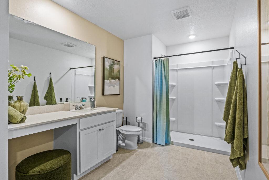 The Owner's Bath in the King Floorplan from the Value Collection