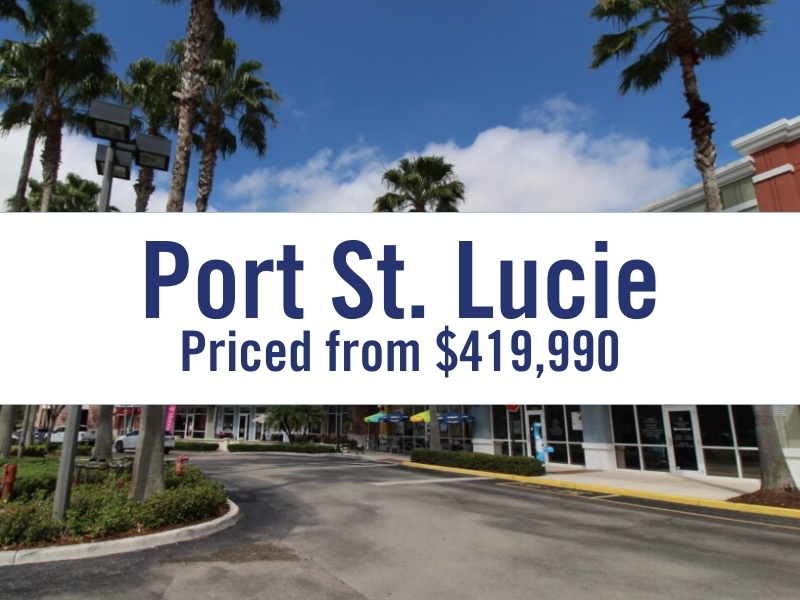 Port St Lucie New Homes by Holiday Builders